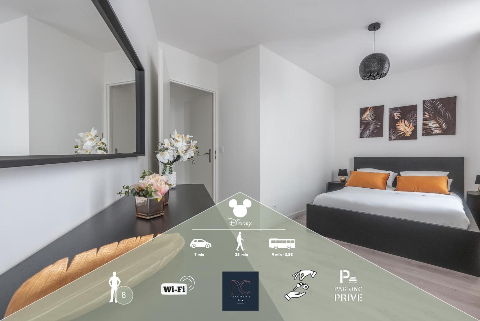 *Disneyland-Paris* 8Personnes, Parking, Wifi Serris Zewnętrze zdjęcie